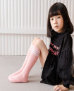 Girls 5-12 Years one Size fit all Cotton Socks with White Stripes Set of 7 Pairs KS214
